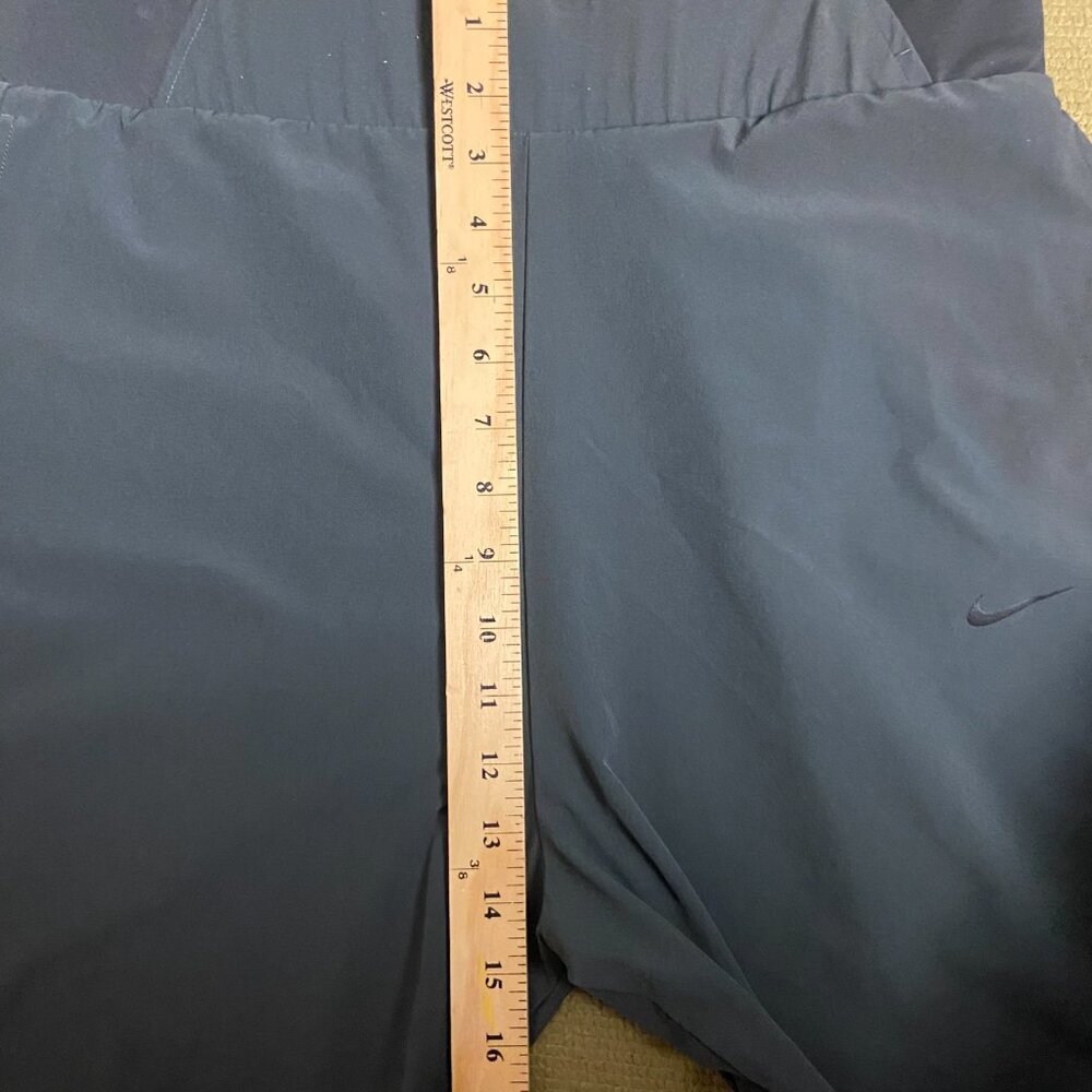 Nike Women's Xl Dri Fit Flex bliss Victory Cropped Training Pants Dark Grey Gym - Picture 3 of 9